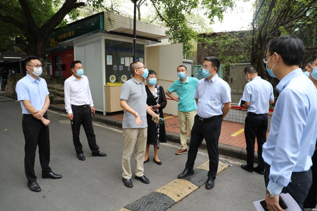 重庆市教委副主任李劲渝来校开展2022年秋季学期开学专项督导检查